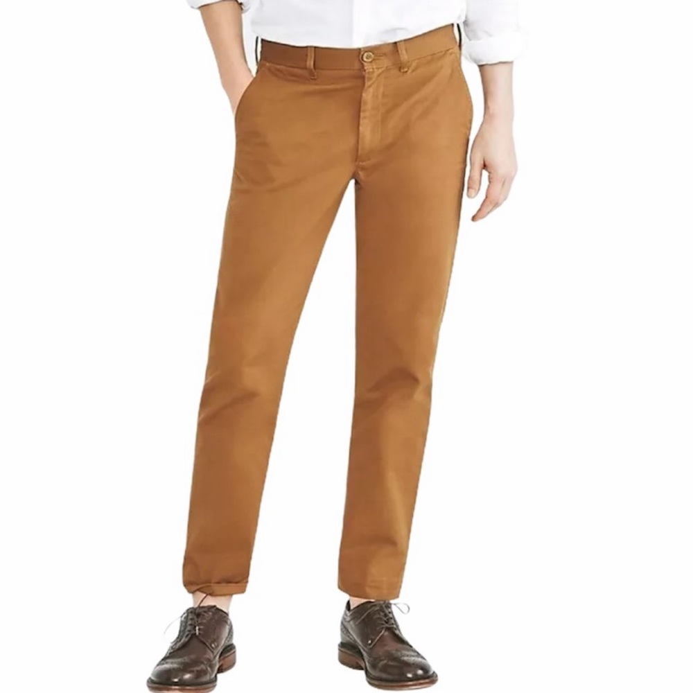 J. Crew Men’s Chinos in Caramel Tan